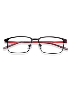 Black Full Rim RectangleVincent Chase SLEEK STEEL