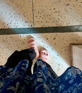 Trendy Light Pink Sandals – Size 38 (Indian)