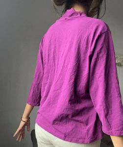 Korean Soft Purple Top
