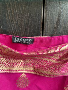 Pink &amp; Gold Bardot Top