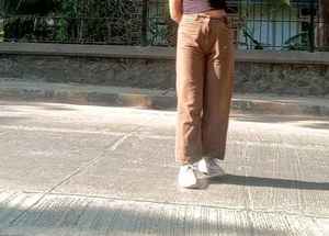 Brown and blue riped Denim Pants Combo