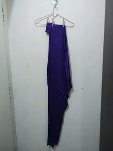 Purple Viscose Dhoti Salwar