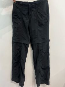 Black Cargo Pant Can Turned Into Bermuda Short
