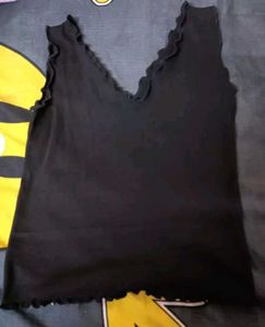 Black Sleeveless Top