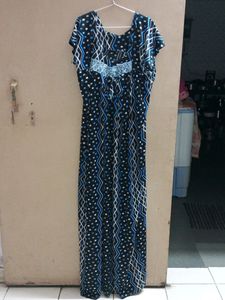 Price Drop 📢📢Ladies Black And Blue Night Gown