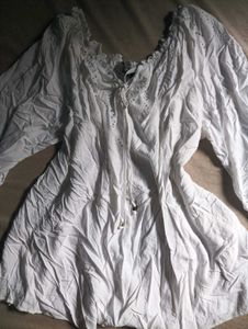 White Peasant Blouse