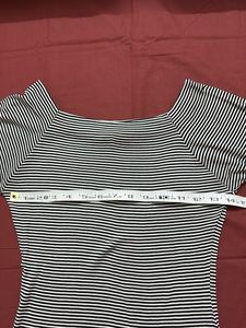 Striped Square Neck Top