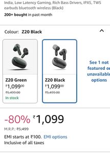 Boult Audio Earbuds Z20