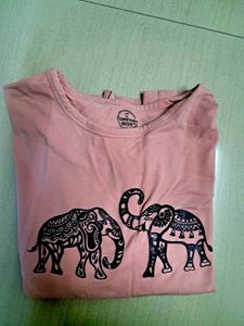 Elephant Graphic Long Sleeve Tee