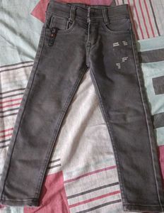 Boy's Grey Denim Jeans