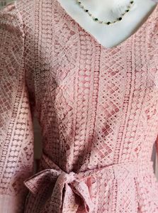 Pink Lacy Dress