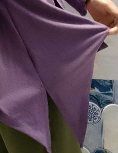 Purple Open Cardigan