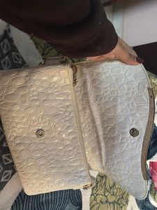 Elegant Off-White Clutch