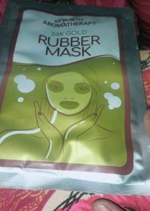 Keya Seth Rubber Mask. It is made by 24K gold dust
