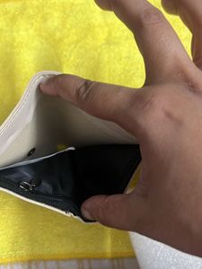 Ivory Tag Beige 3 Fold Wallet