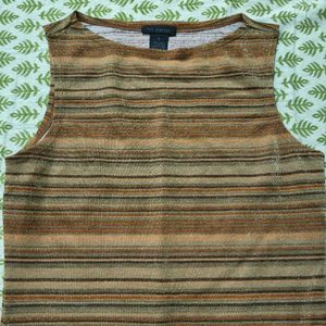 Striped Sleeveless Top