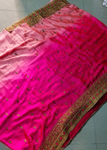 Full Designer Women Georgette Saree