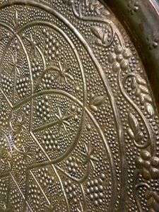 Antique Brass Platter Thaal