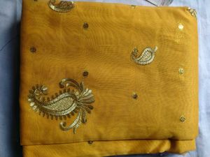 Shalimar Saree - Yellow &amp; Gold