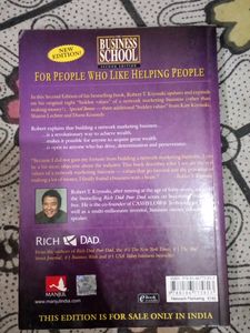 Business School By Robert T Kiyosaki ( Rich Dad Poor Dad Author) International Bestseller Book