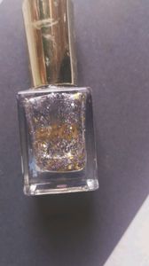 Beautiful nude shade and sparkle nail paints