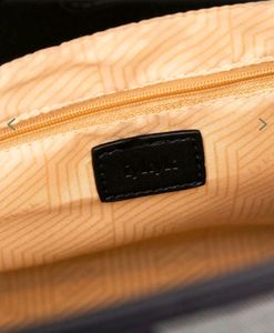 Iykyk Black Chequered Tote Bag ..