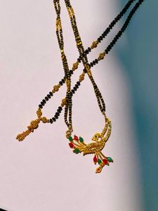 Two Elegant Gold-Toned Mangalsutras✨