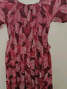 Floral Print Maxi Dress