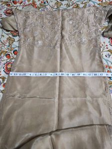 Organza Tissue Partywear Kurta