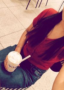 Red Button-Down Crop Top