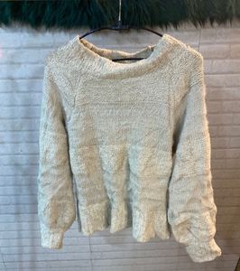 Beige Knitted Sweater