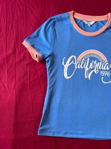 Blue Graphic T-shirt