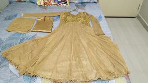 Heavy Wedding Wear Anarkali Kurta Set