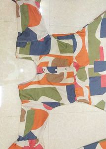 Abstract Print Two-Piece Set