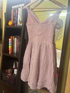 Cute Pink Eyelet Dress