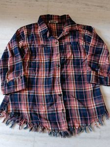 Checkered Girls Shirt