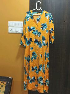 Floral Print Kurta