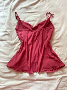Rose Pink Y2K Cami