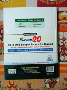 Social Science ( DAV Board) Class 8 Full Marks