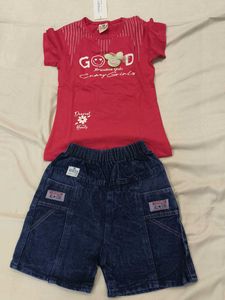 Girl Top with shorts ....