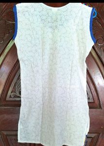 White Kurta With Jacket