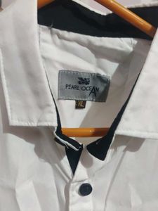 White And Black Casual Shirts