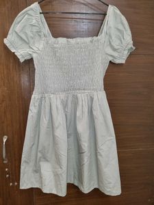Asos  Smocked Cotton Dress