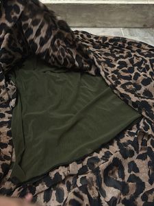 Leopard Print Maxi Skirt