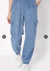 Blue Urbanic Cargo Joggers