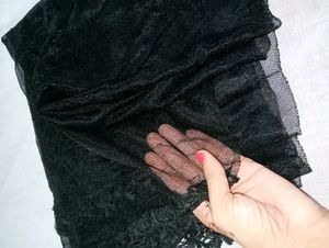 Beautiful Black Net Duppta