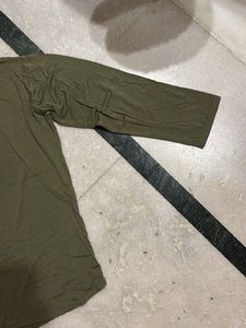Olive Green Long Sleeve Tee