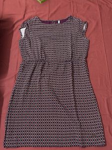 Patterned Casual Dress
