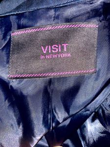 Visit New York Double Breasted Trench Coat with Be