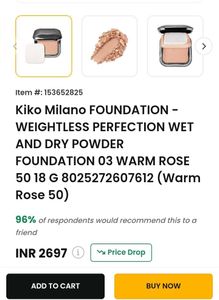 Kiko Milano Weightless Perfection Foundation